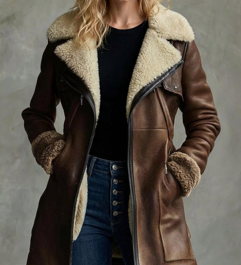 VINTAGE-TYYLIN TAKKI, KONTRASTIKAULUKSELLA